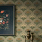 Maj Taupe Floral Damask Wallpaper