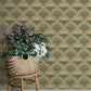 Maj Taupe Floral Damask Wallpaper