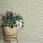 Maggan Sage Floral Trail Wallpaper