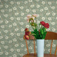 Maggan Sea Green Floral Trail Wallpaper