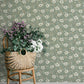 Maggan Sea Green Floral Trail Wallpaper