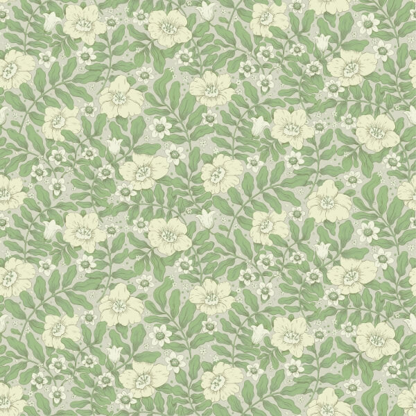 Maggan Jade Floral Trail Wallpaper