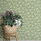 Maggan Jade Floral Trail Wallpaper