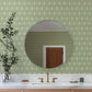 Alma Moss Diamond Floral Wallpaper