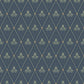 Alma Navy Diamond Floral Wallpaper