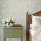 Siv Dark Grey Botanical Wallpaper