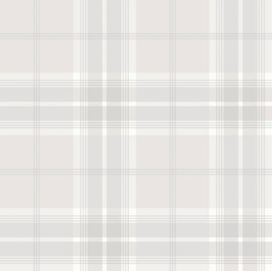 Emma Dove Plaid Wallpaper