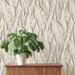 Willoughby Neutral Fronds Wallpaper