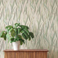 Willoughby Green Fronds Wallpaper