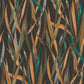 Willoughby Black Fronds Wallpaper