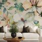 Florian Teal Wall Mural