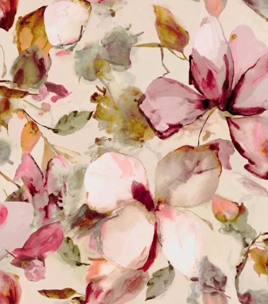 Florian Pink Wall Mural