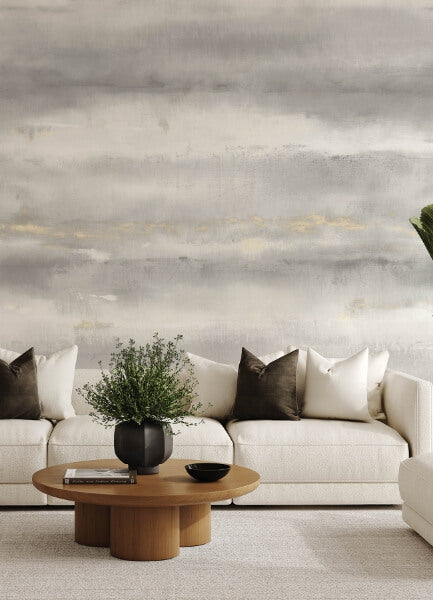 Aveline Grey Wall Mural