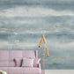 Aveline Indigo Wall Mural