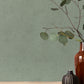 Cullen Sage Faux Linen Wallpaper