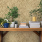 Ellery Wheat Herringbone Wallpaper