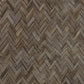 Ellery Charcoal Herringbone Wallpaper