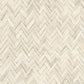 Ellery Beige Herringbone Wallpaper