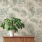 Sanne Grey Palm Wallpaper