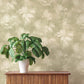Izara Light Green Botanical Wallpaper