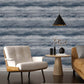 Ayla Indigo Abstract Stripe Wallpaper