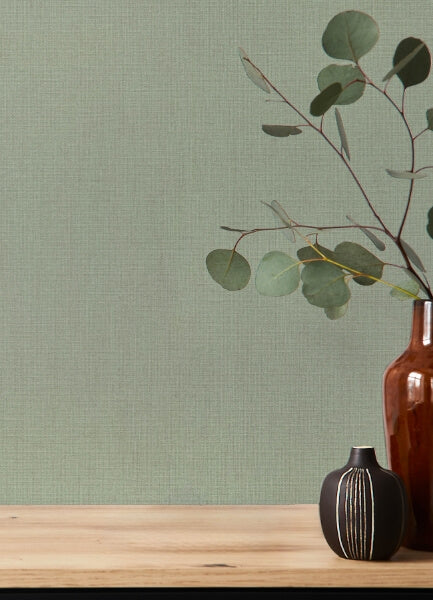 Naim Sage Solid Texture Wallpaper
