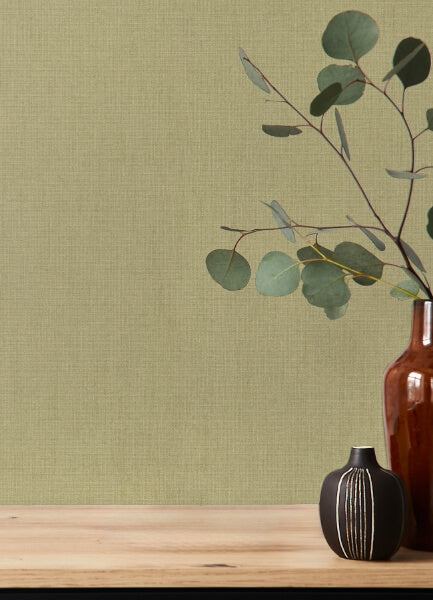 Naim Olive Solid Texture Wallpaper