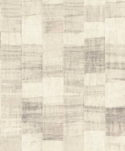 Ivo Grey Block Stripe Wallpaper
