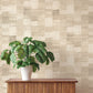 Ivo Beige Block Stripe Wallpaper