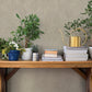 Anara Grey Geo Faux Grasscloth Wallpaper