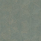 Anara Teal Geo Faux Grasscloth Wallpaper