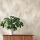 Melora Light Grey Leaf Wallpaper