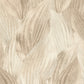Melora Beige Leaf Wallpaper