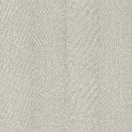Ione Grey Textured Chevron Wallpaper