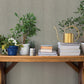 Ione Grey Textured Chevron Wallpaper
