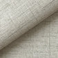 Leon Light Grey Faux Fabric Wallpaper