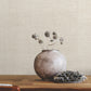 Leon Beige Faux Fabric Wallpaper