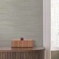 Rhett Dark Green Striated Wallpaper