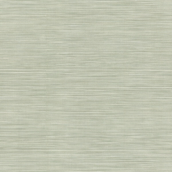 Lorn Green Faux Grasscloth Wallpaper