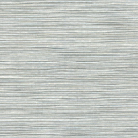 Lorn Light Blue Faux Grasscloth Wallpaper