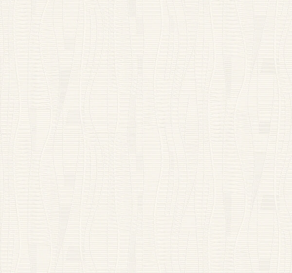 Amir White Embossed Wallpaper