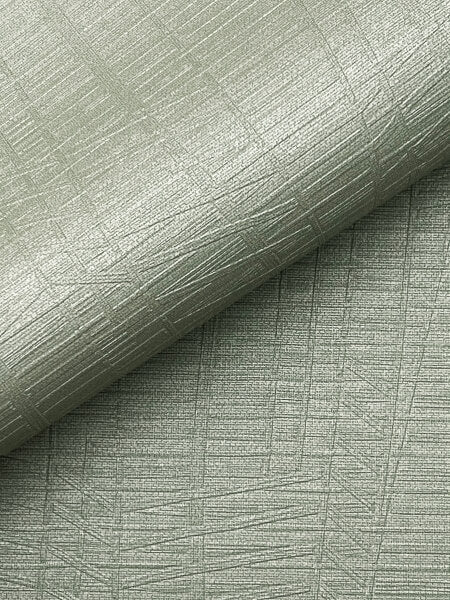 Amir Light Green Embossed Wallpaper