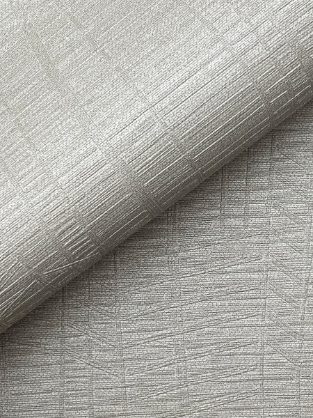Amir Grey Embossed Wallpaper