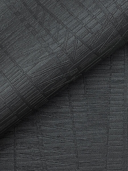 Amir Black Embossed Wallpaper