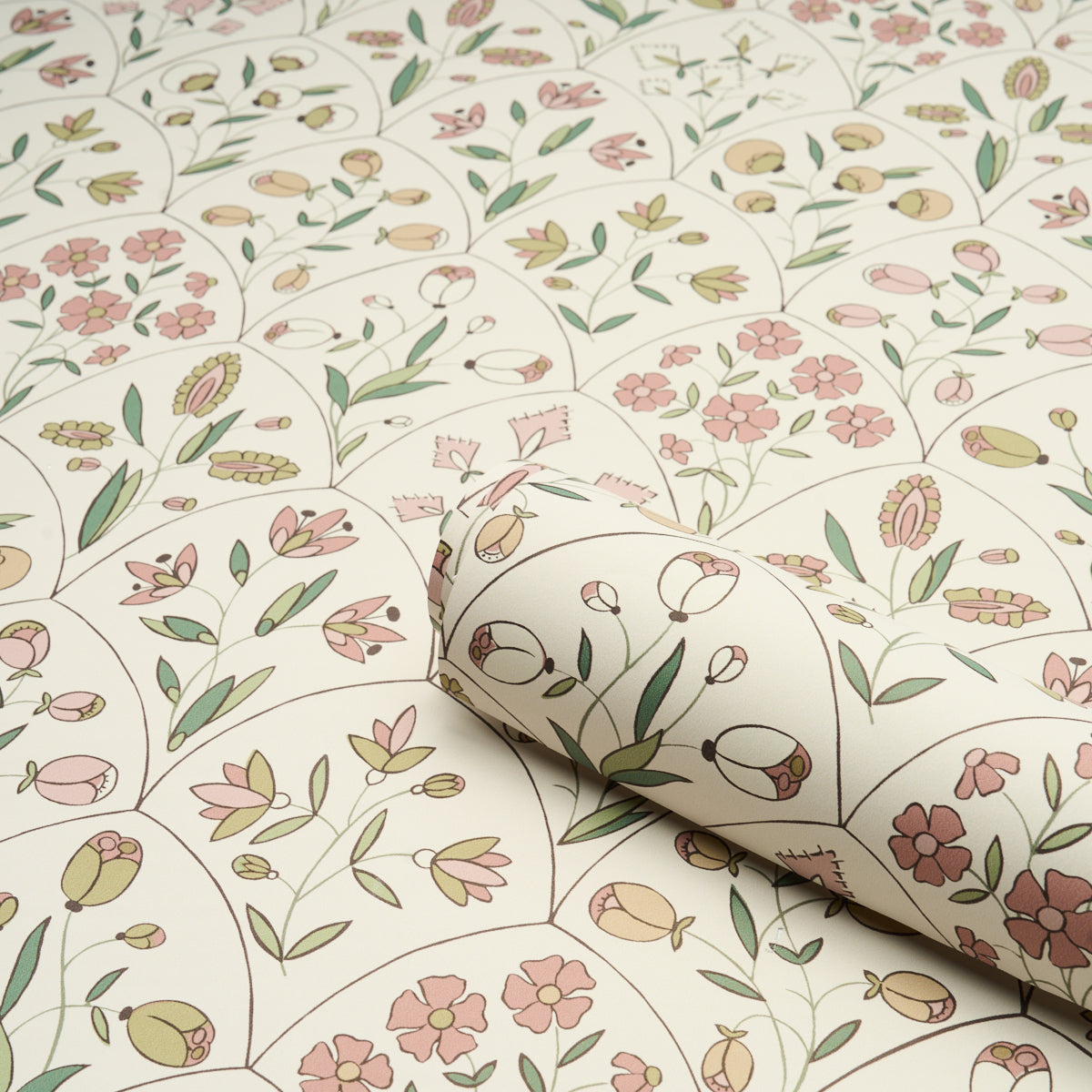Frances Scallop Floral - Schumacher.