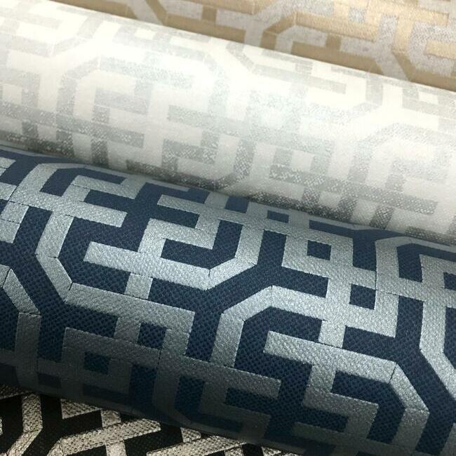 White/Silver Dynastic Wallpaper