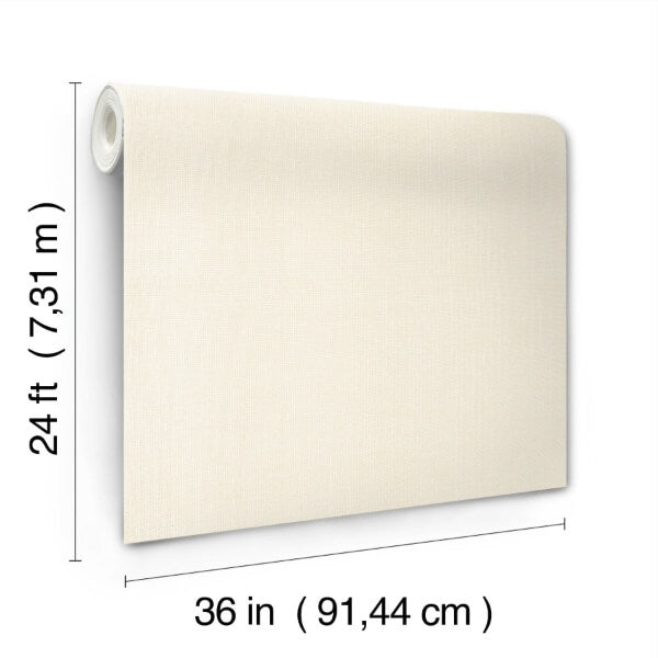 Woven Linen Cloud Wallpaper