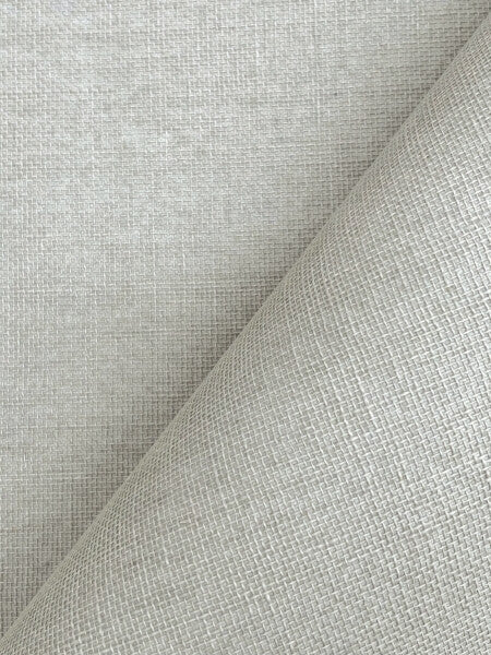Woven Linen Dove Wallpaper
