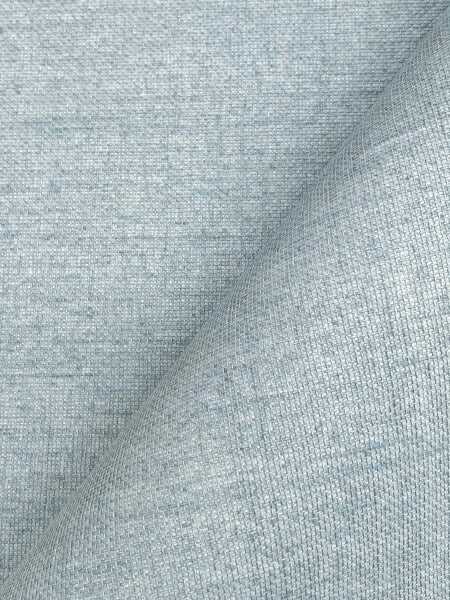 Woven Linen Sky Blue Wallpaper