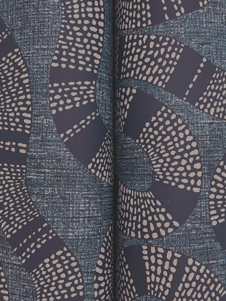 Ophidia Navy Wallpaper